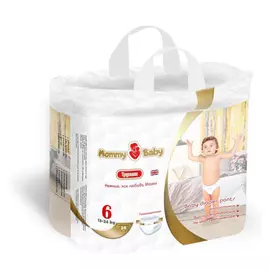 Подгузники-трусики Mommy Baby Размер 6 (14-24 кг) 38 шт