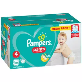 Подгузники-трусики Pampers maxi 9-14кг 104шт