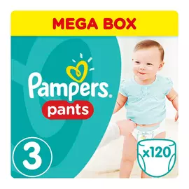 Подгузники-трусики Pampers midi 6-11кг 120шт