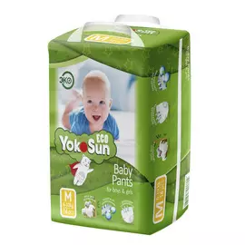 Подгузники-трусики YokoSun Eco М (6-10 кг) 14 шт