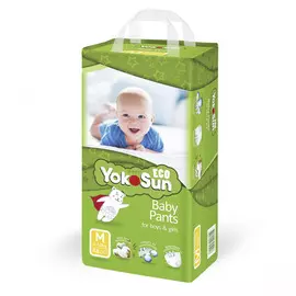 Подгузники-трусики YokoSun Eco М (6-10 кг) 48 шт