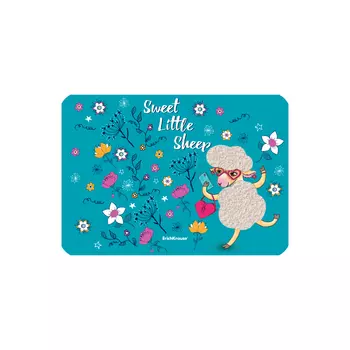 Подкладка настольная пластиковая Erich Krause Flower Sheep A4