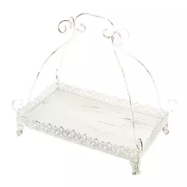 Поднос Boltze Julio белый 23х39 см