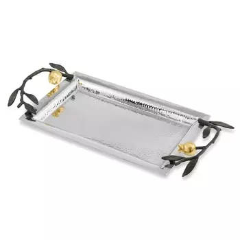 Поднос прямоугольный Michael Aram Гранат 30 см