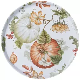 Поднос сервировочный Agness Тыква 33 см