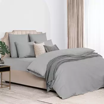 Пододеяльник Dome Лорено 145х205 см Серый