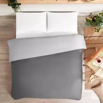 Пододеяльник Ozdilek евро сатин антрацит 200x220 см