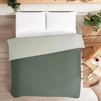 Пододеяльник Ozdilek евро сатин светло-зеленый 200x220 см