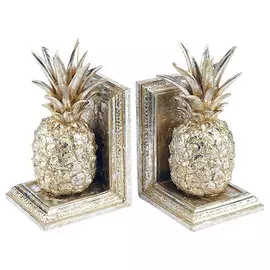 Подпорки для книг Glasar Ананасы, 2 предмета 12x11x21см