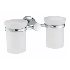Подстаканник двойной Wasserkraft серебряный 20х9,5х11 см
