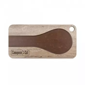 Подставка ComposeEat кухонная под ложку 20х10 см травертин капучино (PDS10406KL6)