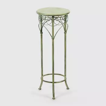 Подставка для цветов Anxi jiacheng металлическая оливковая 24x24x65 см