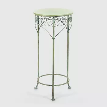 Подставка для цветов Anxi jiacheng металлическая оливковая 36x36x75 см