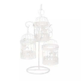 Подставка-фонарь Ningde qinyuan Paolo 20х20х55см золотой