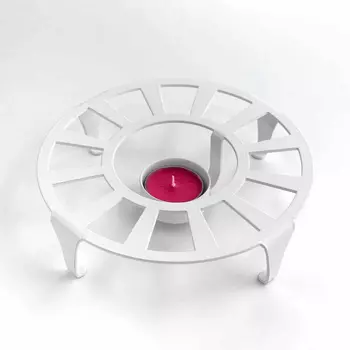 Подставка Gala для подогрева белая 18,5х18,4х4,6 см