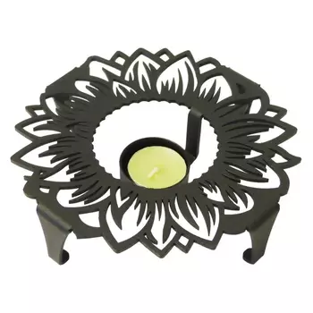 Подставка Gala для подогрева чёрная 18,5х18,4х4,6 см