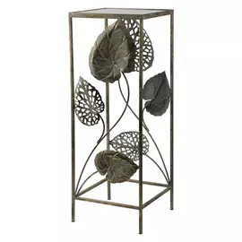 Подставка Glasar с зеркальной столешницей 35x33x90см