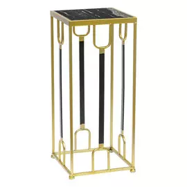 Подставка интерьерная Glasar с черным мрамором 26x26x60см