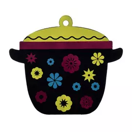 Подставка из силикона термостойкая Marmiton Кастрюлька 19 х 16 см