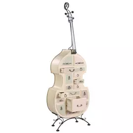 Подставка-комод Контрабас Акварель (айвори)