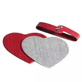 Подставка под бокалы Togas Эмери красный/серый 2 предмета