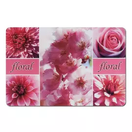 Подставка под горячее 43,5х28,5 см розовые цветы Zeller
