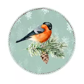 Подставка под горячее Milvis Снегирь 11 см