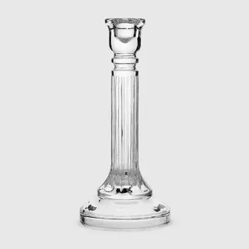 Подсвечник Anhuaglass стекло 11,5х11,5х25,5 см прозрачный