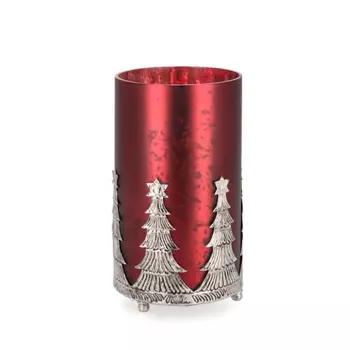 Подсвечник Bizzotto ny parky красный 10х18,5 см