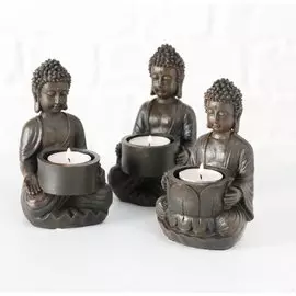 Подсвечник Boltze Будда для чайной свечи 9х14см