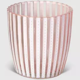 Подсвечник Boltze Patty розовый с декором, 7х7 см в ассортименте