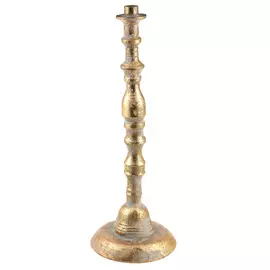 Подсвечник д15.5см 44см золотой Edelman