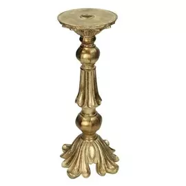 Подсвечник декоративный золотой 20х20х49 см