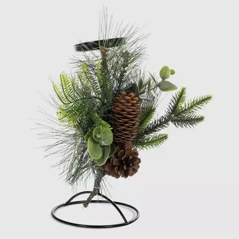 Подсвечник Due Esse Christmas ветки 30 см