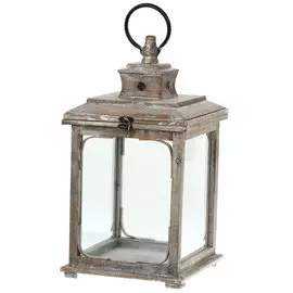 Подсвечник Edelman Lantern коричневый 24х24х48 см