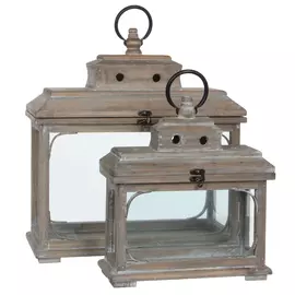 Подсвечник Edelman Lantern коричневый 41,5х17,5х44 см