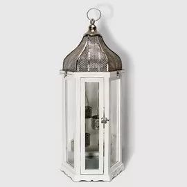 Подсвечник-фонарь Boltze Kaden большой белый