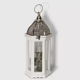 Подсвечник-фонарь Boltze Kaden маленький белый