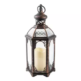 Подсвечник Фонарь с LED подсветкой 14x14x33 см