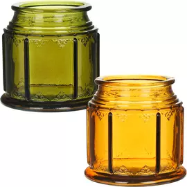 Подсвечник-фонарь San miguel Bohemian оранжевый 15 см