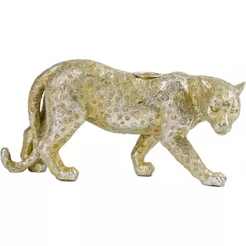 Подсвечник Glasar Леопард правый 24х8х11 см