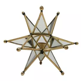Подсвечник Glasar звезда 18x10x18см