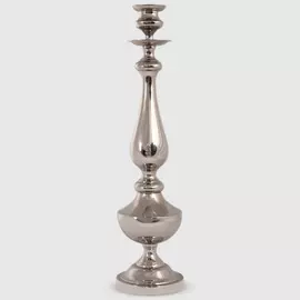 Подсвечник Kersten декоративный серебряный 16.5x16.5x66 см