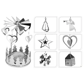 Подсвечник Koopman Карусель 13х8 см