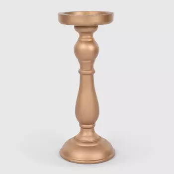 Подсвечник Mercury Deco деревянный 10х27 см