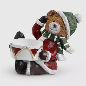 Подсвечник Mercury NY мишка 15,5х10,12,5 см