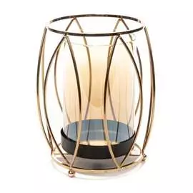 Подсвечник Русские подарки золотой 15х19 см