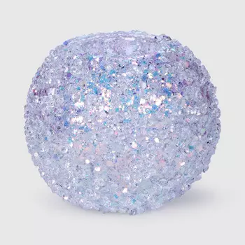 Подсвечник Yancheng Shiny со стразами 10х10х8,5 см