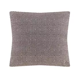 Подушка Homelines textiles diamond 45х45см dark brown