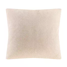 Подушка Homelines textiles diamond 45х45см light brown